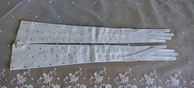 Antike Opernhandschuhe, ca. 1890-1910