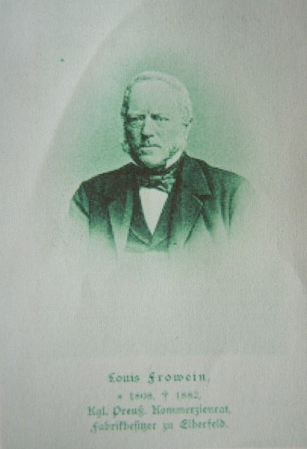 Scherenschnitt-Miniatur, Louis Frowein, um 1845