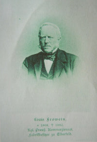 Scherenschnitt-Miniatur, Louis Frowein, um 1845