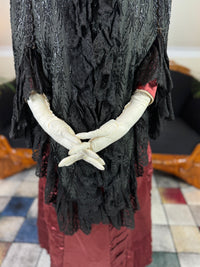 Antiker viktorianischer Dolman mit Perlenbesatz, ca. 1884
