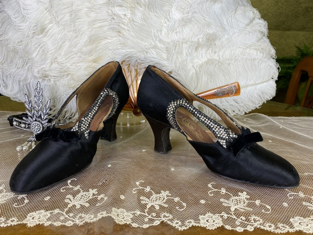GRAND LUXE Abendschuhe, Frankreich, ca. 1927