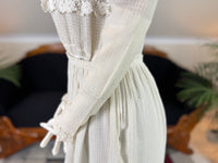 Antikes Crêpe-Baumwollkleid, ca. 1914
