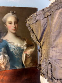 Rokoko-Mieder für ein junges Mädchen, Frankreich, um 1780 – Antikes handgenähtes Kleidungsstück aus dem 18. Jahrhundert