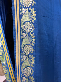 Rokoko-Eleganz in Spitalfields-Seide – Antike Stola, ca. 1790