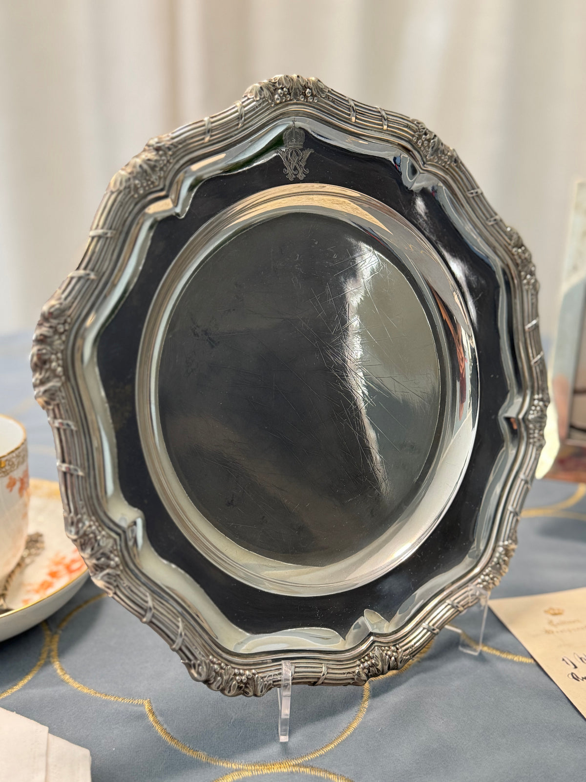 FRIEDLÄNDER Plaque d'argent, Kaiser Wilhelm II, datée 1909