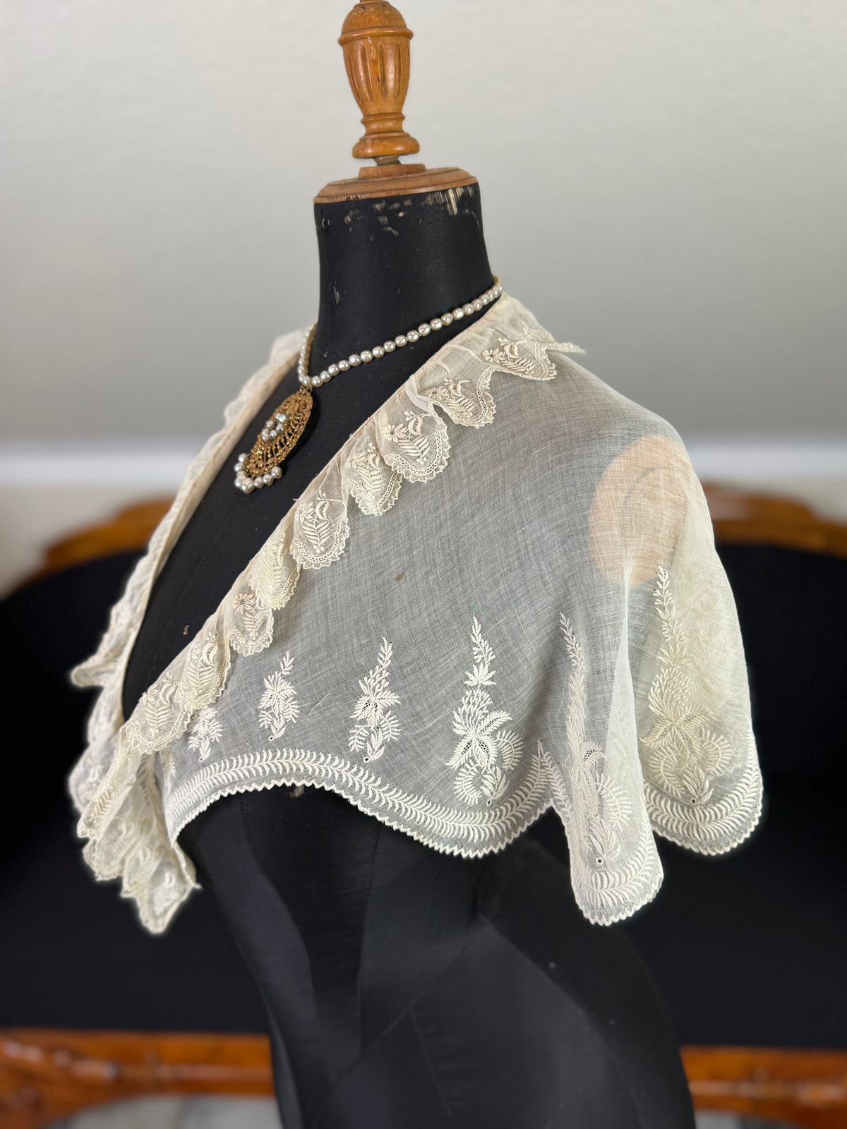 Rokoko-Damen-Fichu, England, ca. 1790