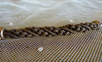 Geflochtene Uhrenkette aus Haar, ca. 1870–1875