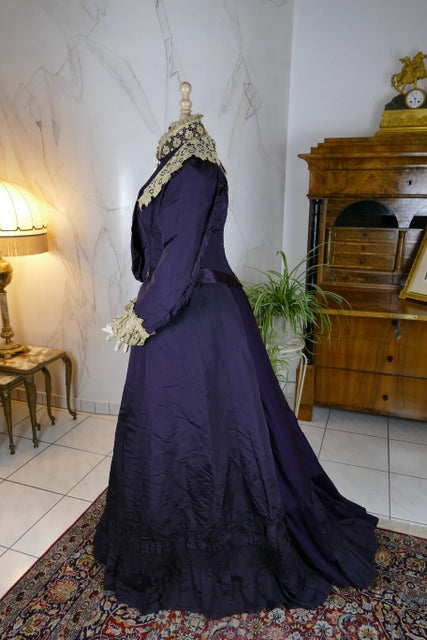 Antique Silk Visiting Gown, ca. 1898