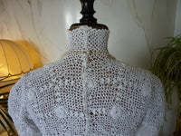 Gehäkelte Bluse, ca. 1909