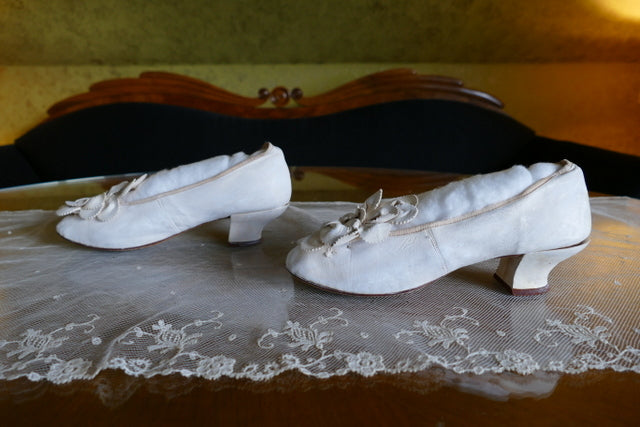Chevreau-Lederschuhe, ca. 1863-1870