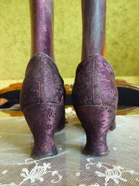 JONES, PETTERSON &amp; NEWHALL Co. Lamé-Abendpumps, ca. 1910