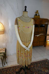 Antique Silk Beaded Cocktail Dress, ca. 1926