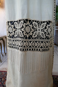 Antikes edwardianisches Leinen-Geh-Ensemble, ca. 1906 – Kleid & Jacke