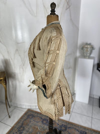 DRECOLL Gehrock, Paris & Wien, ca. 1910 – Antike Couture-Seidenjacke