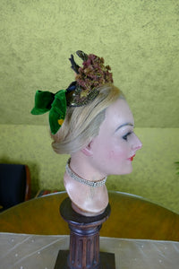 Frau. JOSSE Elegante Haube, Paris, ca. 1884