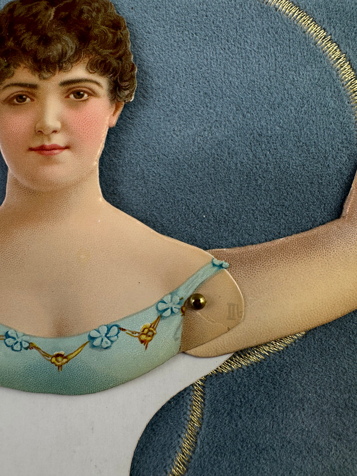 Antike Schnittpapierpuppen, Deutschland, ca. 1890er Jahre