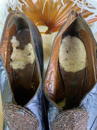 Bronzefarbene Pumps, Amerika, ca. 1905
