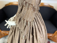 Antikes viktorianisches Gouvernantenkleid, England, ca. 1850