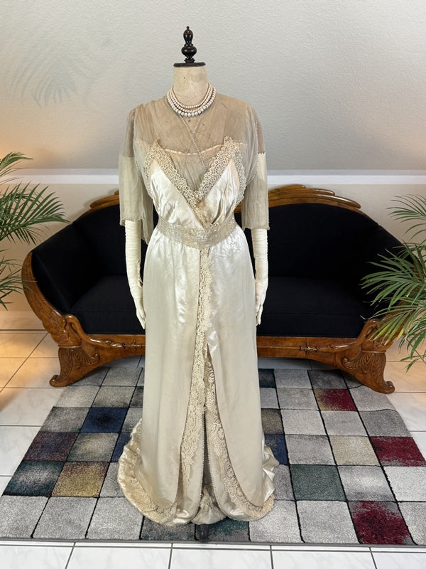 ALMERA ROBES Antikes Abendkleid, ca. 1910