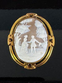 Biedermeier Shell Cameo, ca. 1848