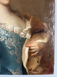 Höfisches Rokoko-Porträt eines Wiener Paares, ca. 1760 – Österreichische Adelsmalerei des 18. Jahrhunderts