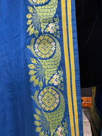 Rokoko-Eleganz in Spitalfields-Seide – Antike Stola, ca. 1790