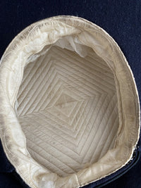Antiker Sportshut aus blauer Wolle und Seide, ca. 1904