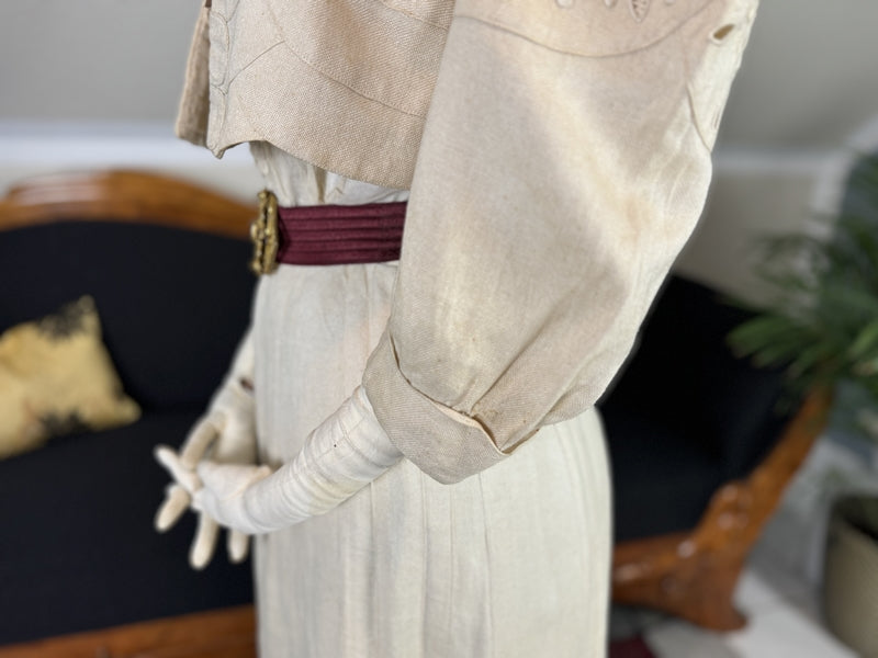 Leinen-Spazierkleid, Amerika, ca. 1904