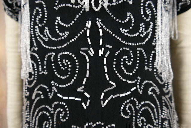 Besticktes Flapper-Kleid, Frankreich, ca. 1925