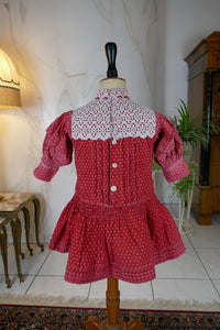 Edwardian children’s dress, Germany, provenance, cleaned condition