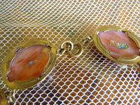 Schillernde Art Deco Halskette aus Kunstglas, 1920er