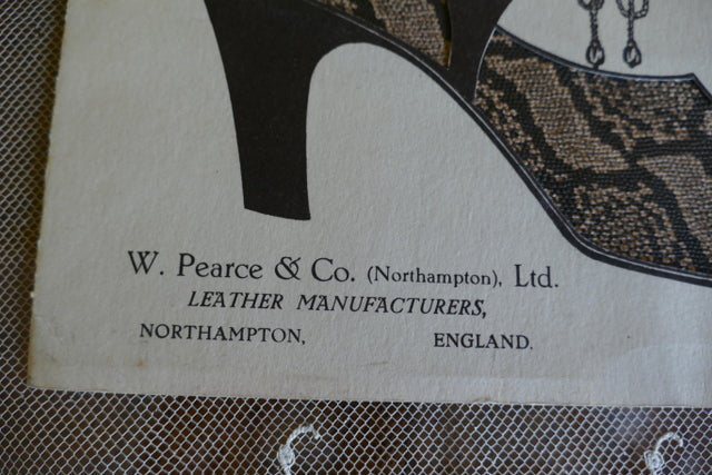 W. PEARCE &amp; Co. Musterblätter, England, ca. 1928