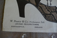 W. PEARCE &amp; Co. Musterblätter, England, ca. 1928