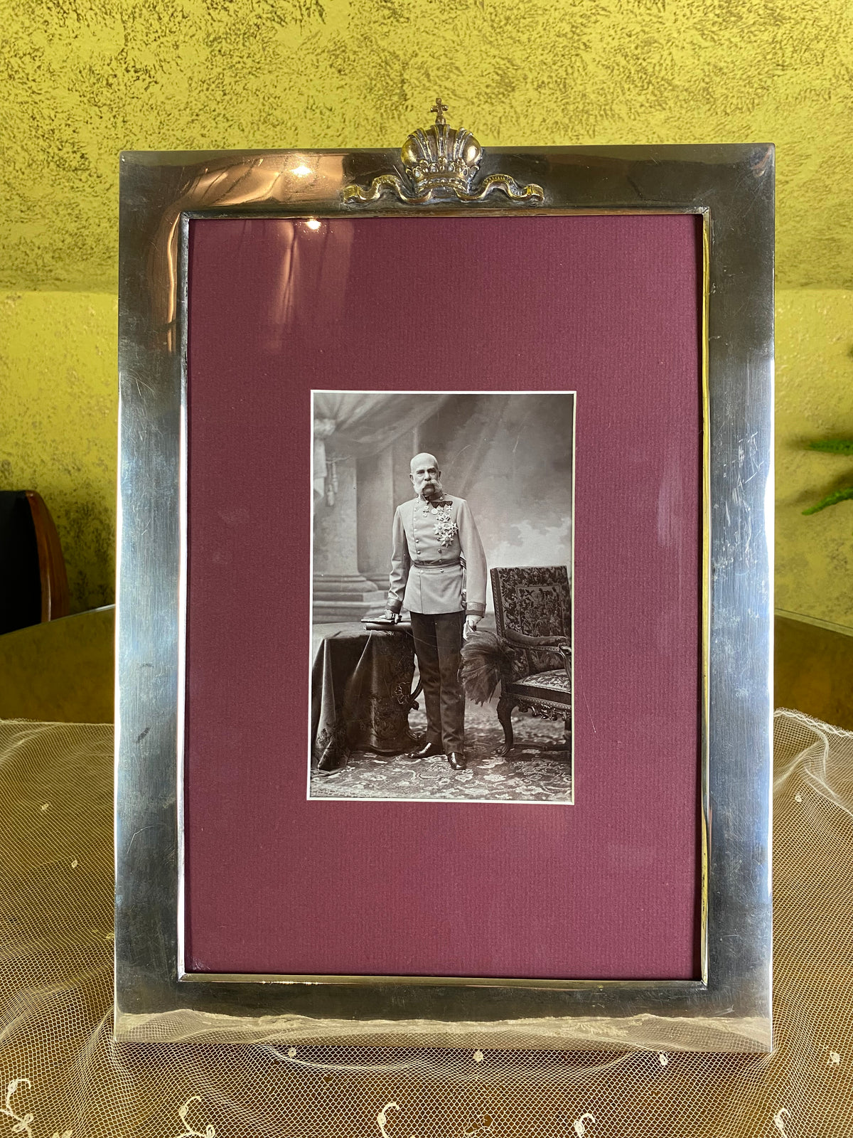 Cadre cadeau, Kaiser Franz Josef, Autriche, vers 1897