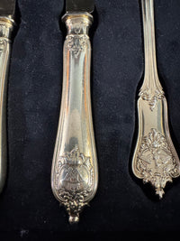 Couverts en argent doré, service Rococo, Empereur Guillaume II