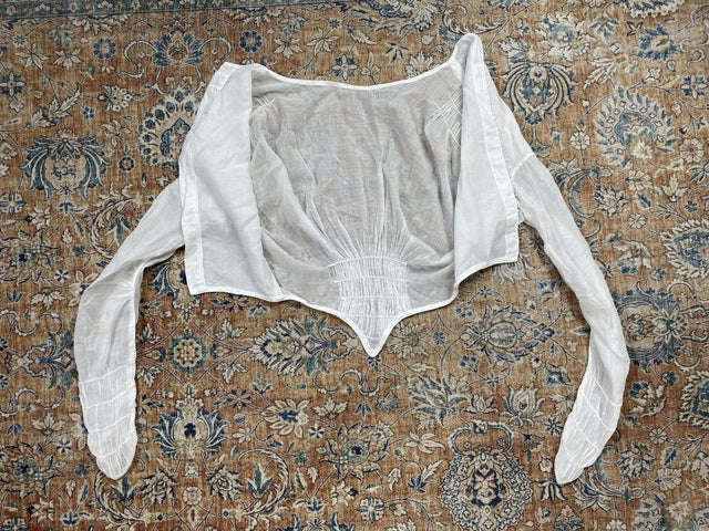 Antikes Biedermeier-Mieder, ca. 1840 – Deutsche frühviktorianische Mode