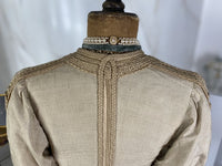 DRECOLL Gehrock, Paris & Wien, ca. 1910 – Antike Couture-Seidenjacke