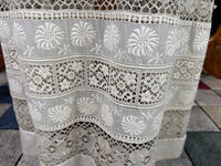 Antikes edwardianisches Teekleid aus Leinen, ca. 1906