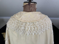 Besticktes Wollcape, England, 1880er Jahre