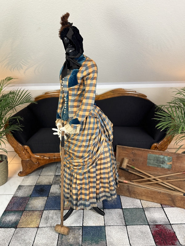 Croquet dress, ca. 1888 
