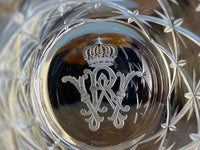 Four Large Water Glasses, Kaiser Wilhelm II, ca. 1890