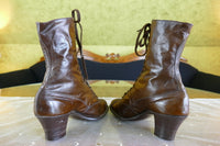 GOODYEAR Antike braune Stiefel, ca. 1915