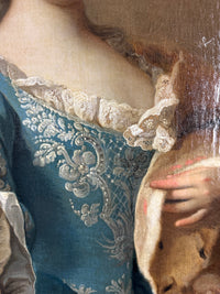 Höfisches Rokoko-Porträt eines Wiener Paares, ca. 1760 – Österreichische Adelsmalerei des 18. Jahrhunderts