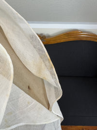 Rokokodamen-Musselin-Fichu-Schal, England, ca. 1785–1790
