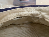 Antiker Sportshut aus blauer Wolle und Seide, ca. 1904