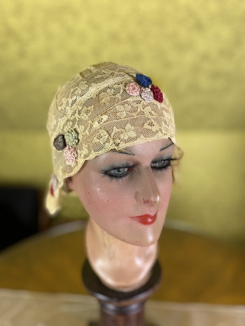 Hochzeitshaube, England, 1920er Jahre