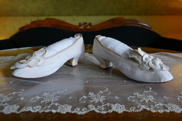 Chevreau-Lederschuhe, ca. 1863-1870