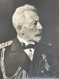 Silberner Präsentationsrahmen Kaiser Wilhelms II. – Fotografie mit Originalunterschrift von 1931