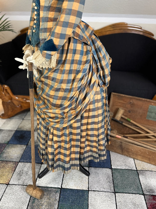 Croquet dress, ca. 1888 