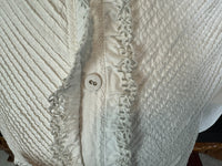 Antiker viktorianischer Baumwollbademantel, England, ca. 1890